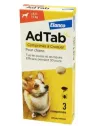 ADTAB Antiparasitaire Interne Chien de +5.5 à 11kg  Comprimés à Croquer boite de 3