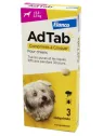 ADTAB Antiparasitaire Interne Chien de +2.5 à 5.5kg  3 Comprimés à Croquer