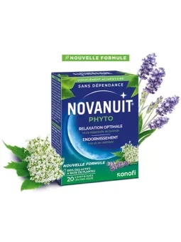 NOVANUIT PHYTO Relaxation Optimale, Endormissement 20 Comprimés