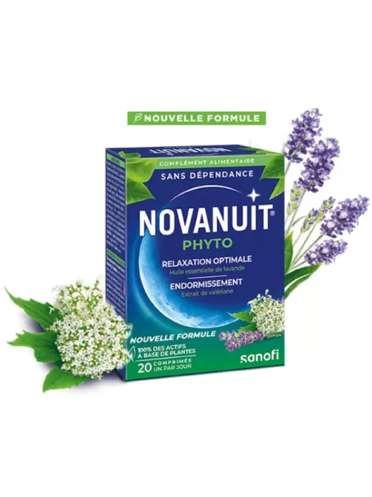 NOVANUIT PHYTO Relaxation Optimale, Endormissement 20 Comprimés