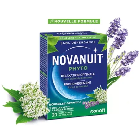 NOVANUIT PHYTO Relaxation Optimale, Endormissement 20 Comprimés