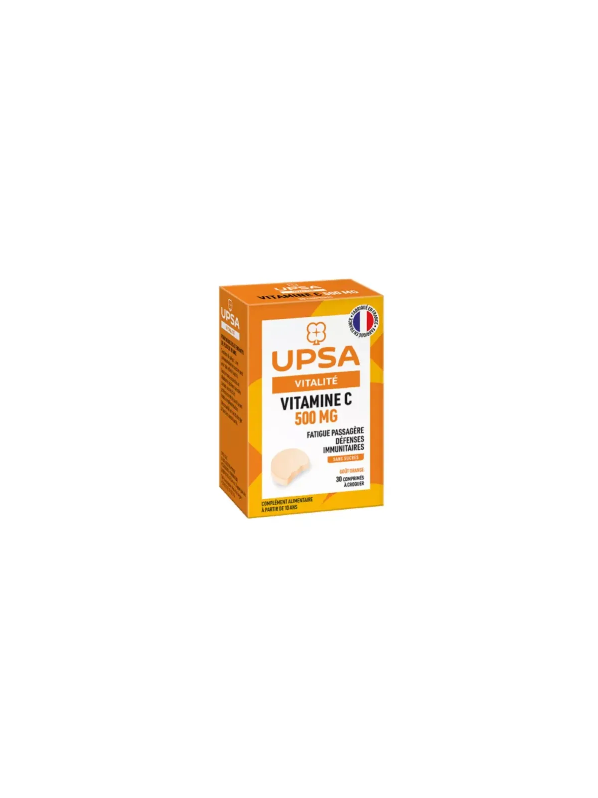 UPSA Vitalité Vitamine C 500mg 20 Comprimés à Croquer