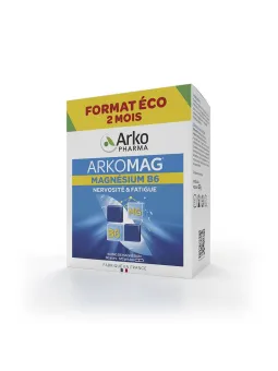 ARKOPHARMA Arkomag Magnésium B6 Nervosité et Fatigue 120 Gélules