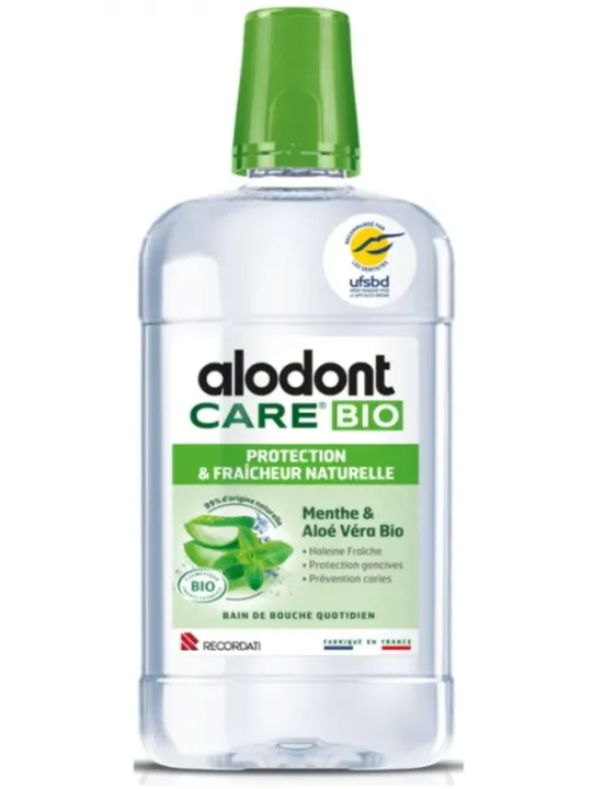ALODONT CARE BIO Bain de Bouche Protection et Fraîcheur Bio 100ml