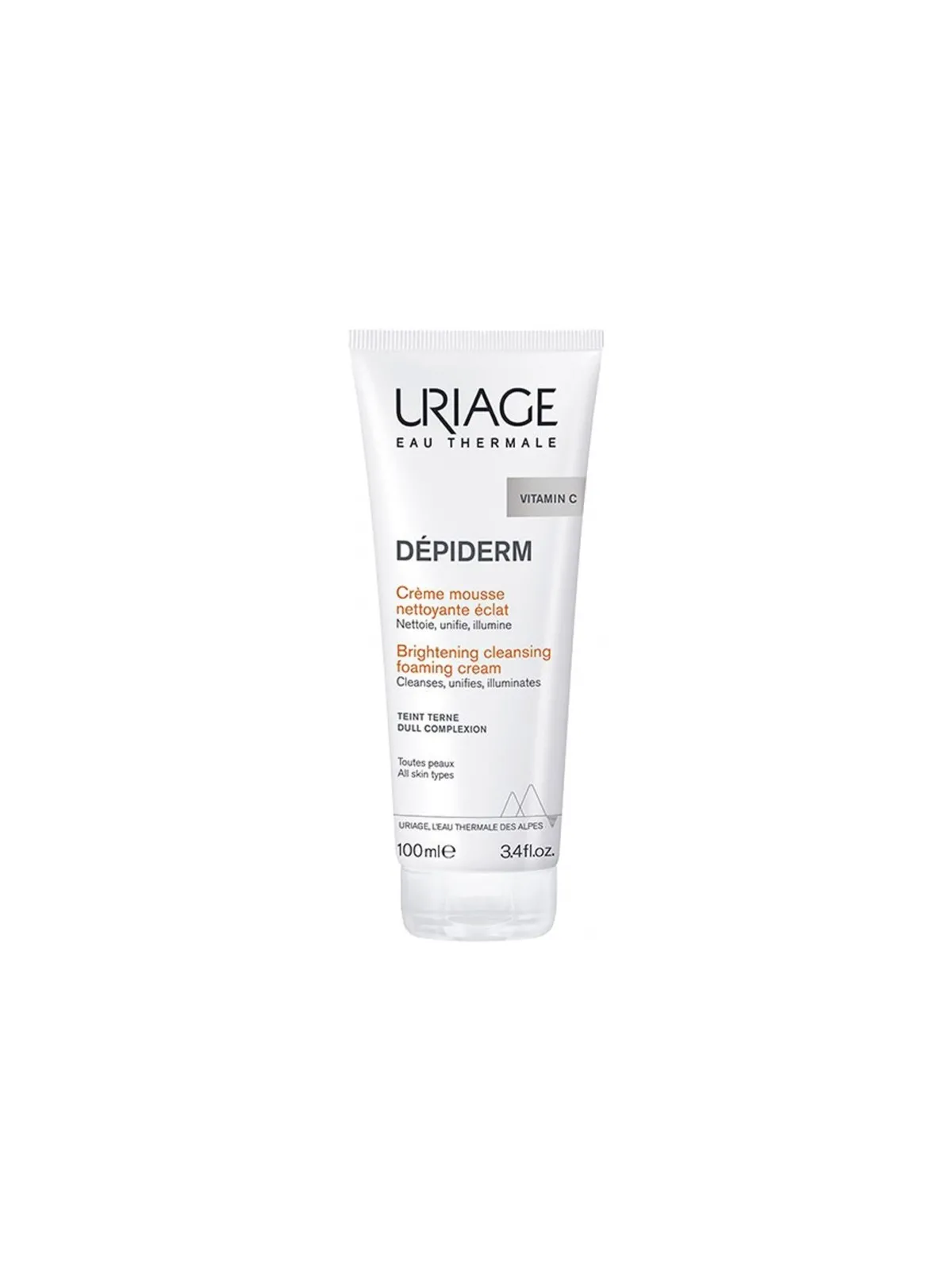 URIAGE Dépiderm Crème Mousse Nettoyante Éclat 100 ml
