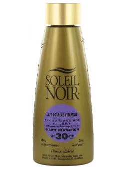 SOLEIL NOIR Lait Vitaminé Haute Protection SPF30 150ML