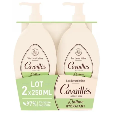 ROGE CAVAILLES Soin Lavant Intime Hydratant Lot de 2 x 250 ml
