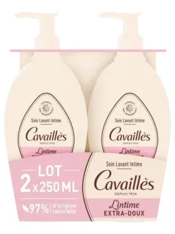 ROGE CAVAILLES Soin Lavant Intime Extra-Doux Lot de 2 x 250 ml