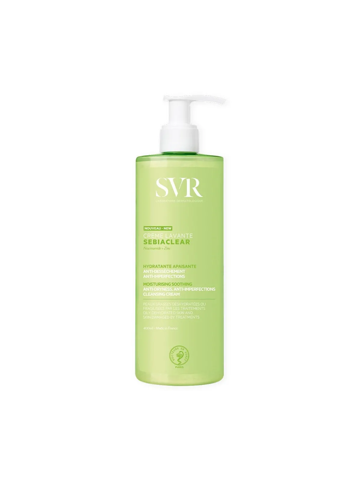SVR Sebiaclear Crème Lavante Anti Imperfections 400ml