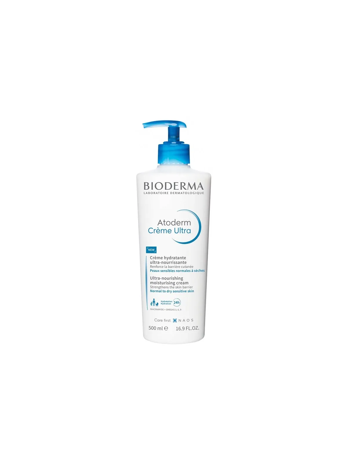BIODERMA Atoderm Crème Ultra Crème Hydratante Ultra-Nourrissante 500 ml