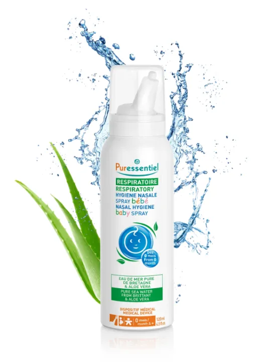 PURESSENTIEL Spray Hygiène Nasale Bébé 120ml