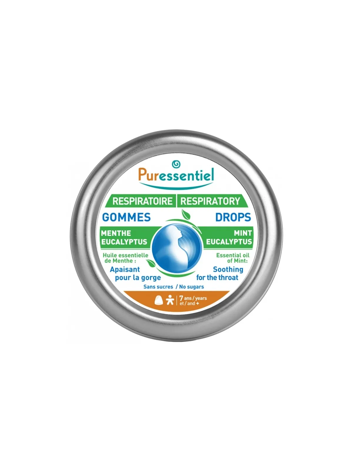 PURESSENTIEL Respiratoire Gommes Menthe Eucalyptus 45 g
