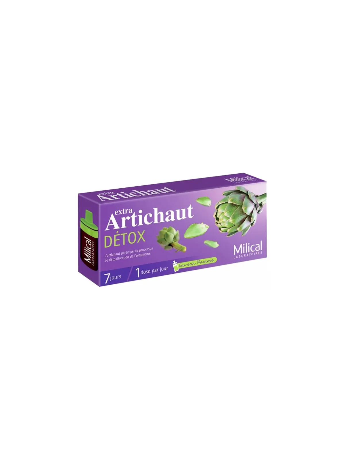 MILICAL Extra Artichaut Détox 7 Doses de 10ml