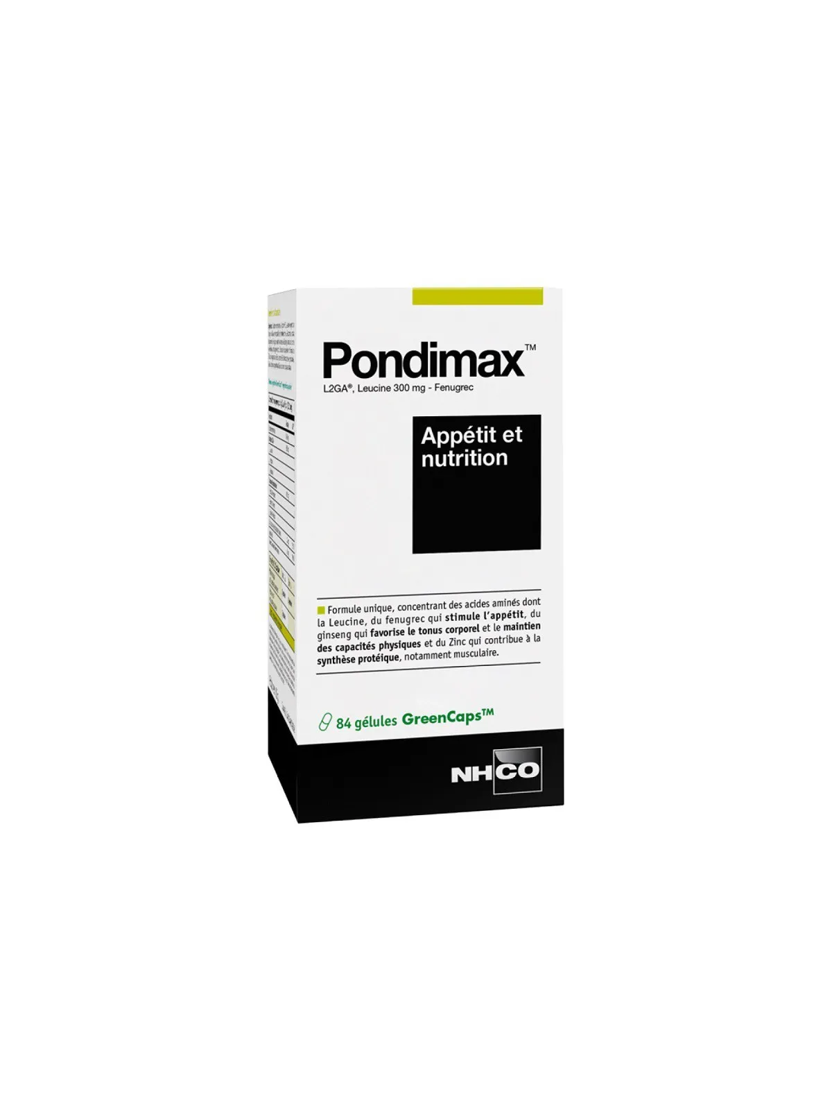 NHCO Pondimax Appétit et Nutrition Gélules boite de 84