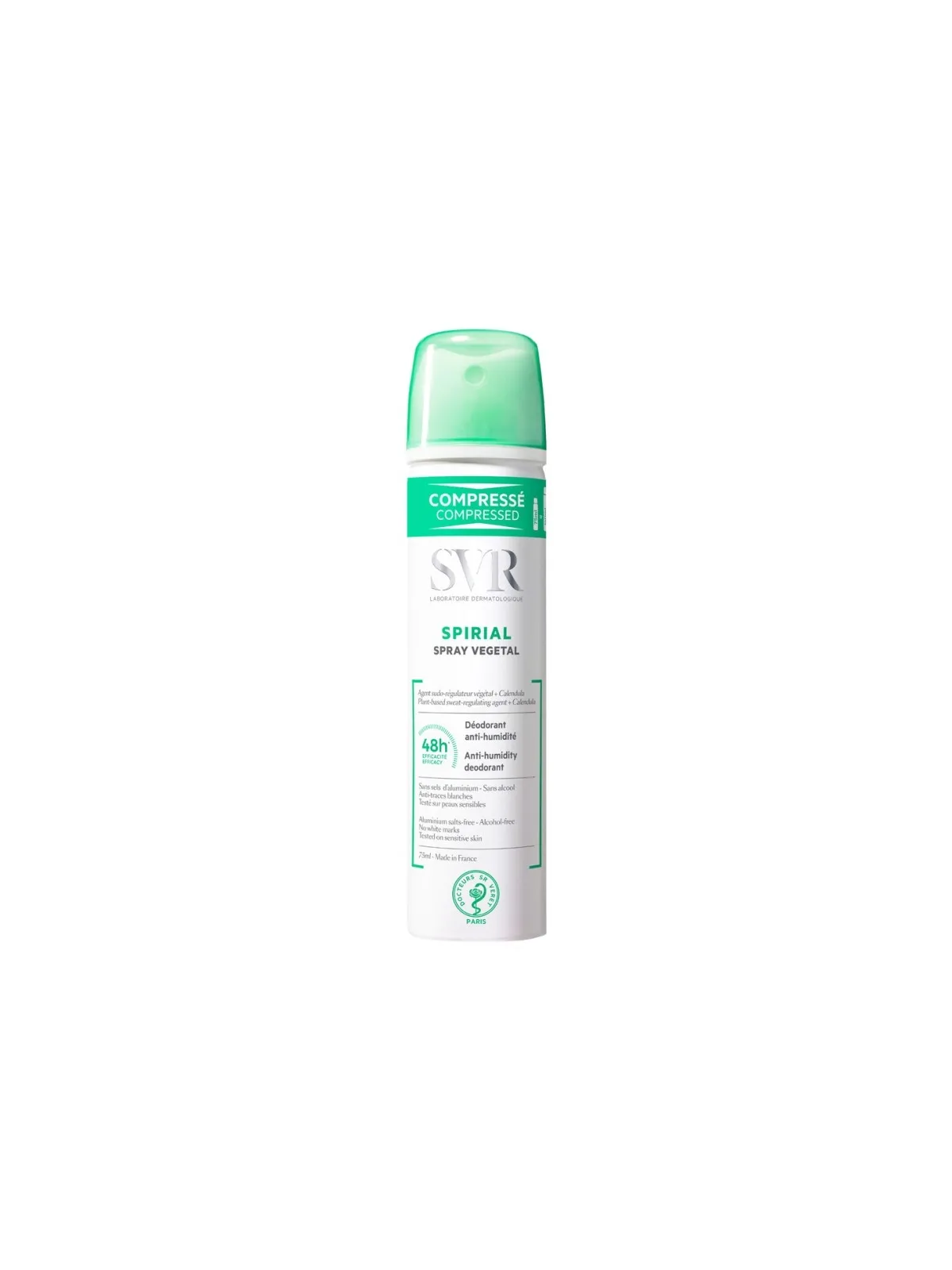 SVR Spirial Spray Végétal Déodorant Anti-Humidité 48H 75ML
