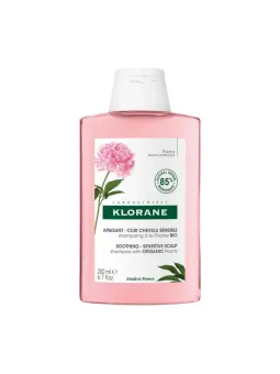 KLORANE Shampoing Apaisant Cuir Chevelu Sensible à la Pivoine 200ML