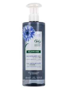 KLORANE Eau micellaire 3en1 bleuet 400ml