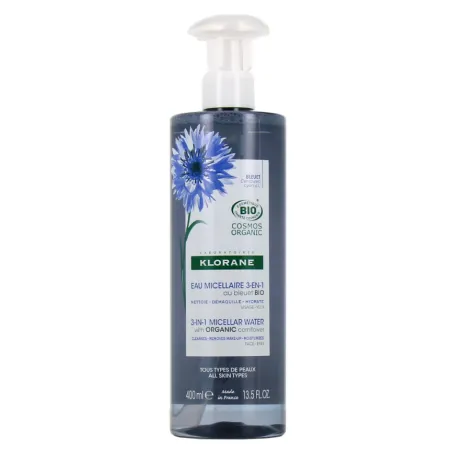 KLORANE Eau micellaire 3en1 bleuet 400ml
