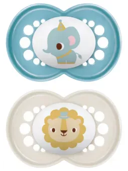 MAM 2 Sucettes Original Animaux 18 Mois et +