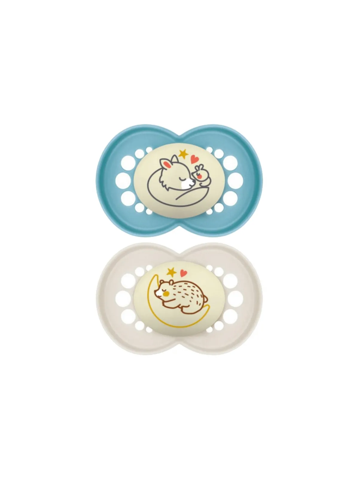 MAM 2 Sucettes Original Nuit 18 Mois et +