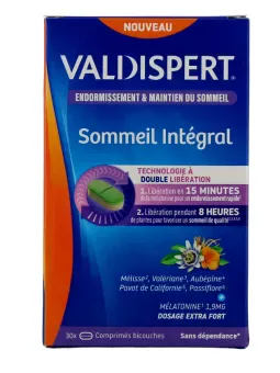 VALDISPERT Sommeil Intégral 30 Comprimés