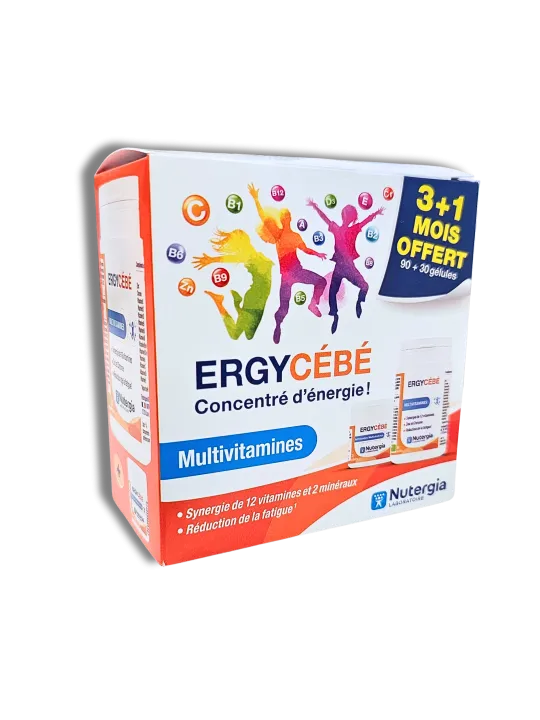 NUTERGIA Ergycébé Multivitamines 90+30 gélules