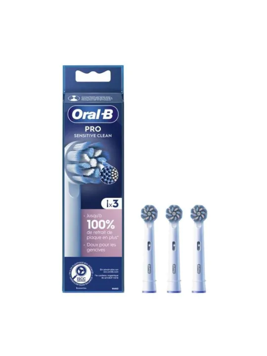 ORAL B Brossettes sensitive clean x3