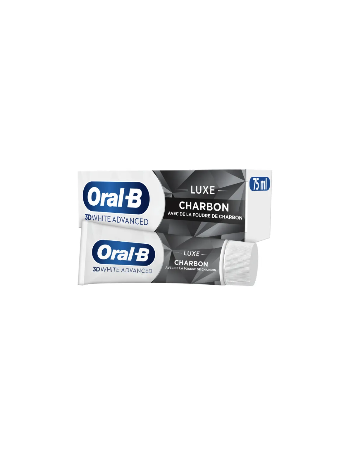 ORAL-B 3D White Advanced Luxe Charbon