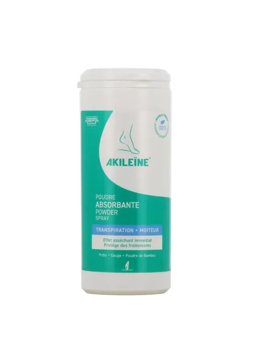 AKILEINE Poudre Absorbante Transpiration des Pieds 75G