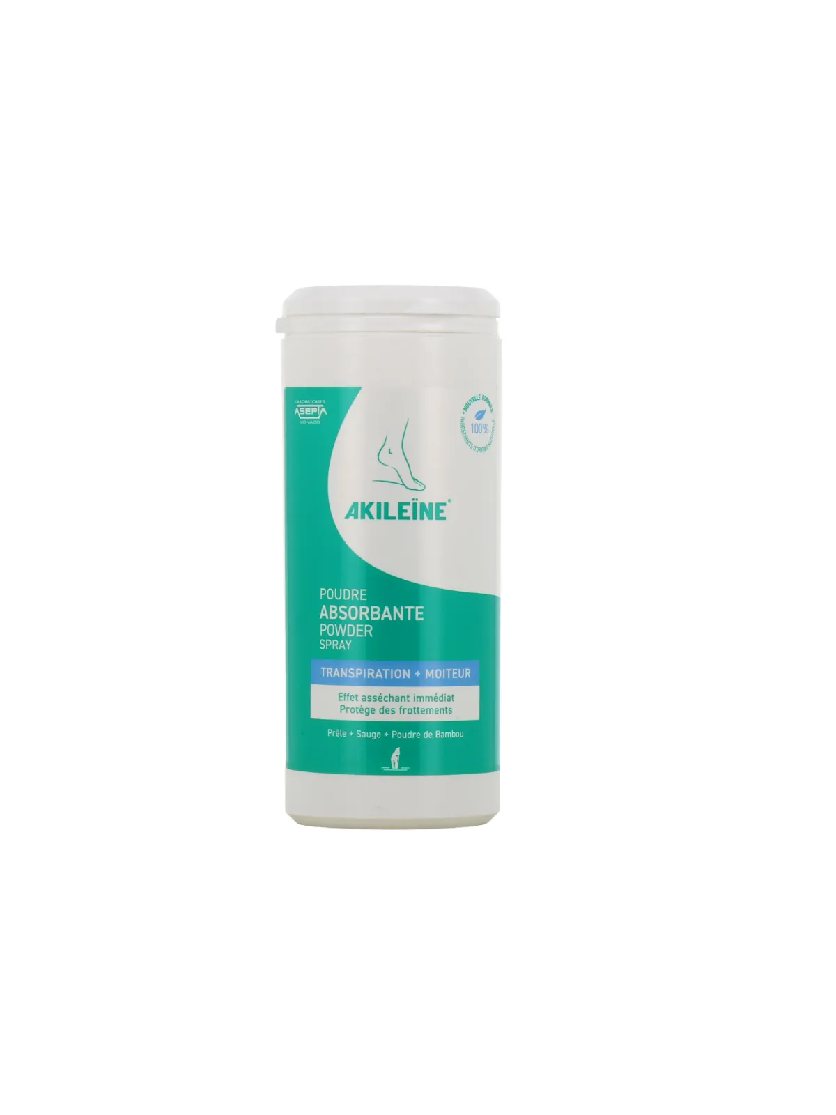 AKILEINE Poudre Absorbante Transpiration des Pieds 75G