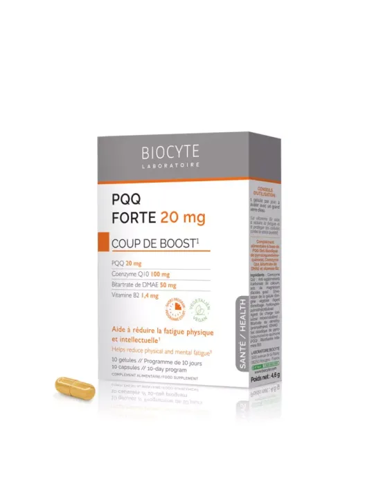 BIOCYTE PQQ FORTE 20mg 10 gélules