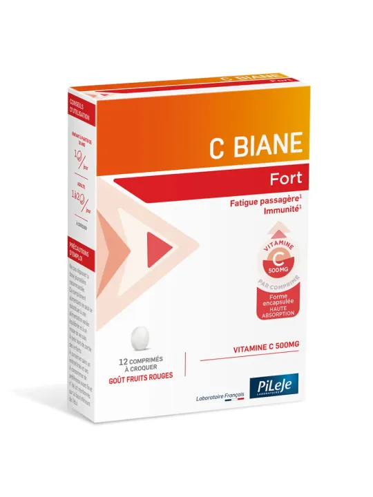 PILEJE C Biane Fort 12 comprimés à croquer
