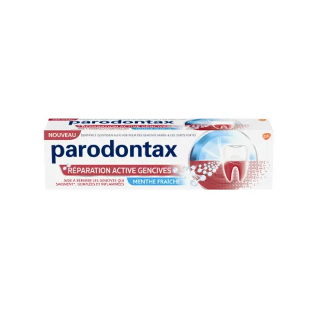 PARODONTAX Dentifrice Réparation Active Gencives Menthe Fraiche 75ml