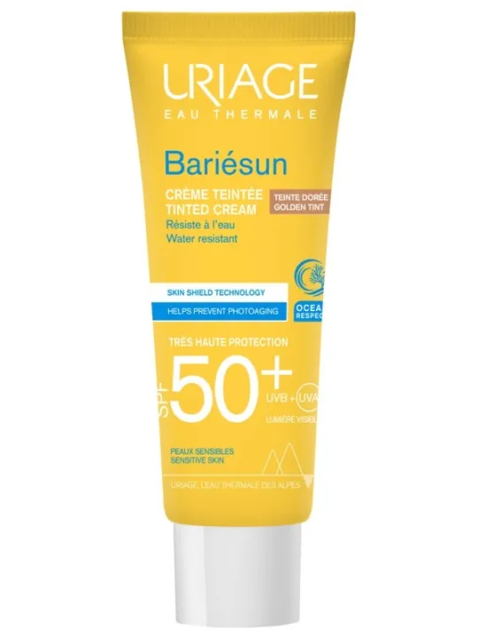 URIAGE Bariésun Crème Teintée Très Haute Protection SPF50+ 50 ml - Teinte : Teinte Dorée
