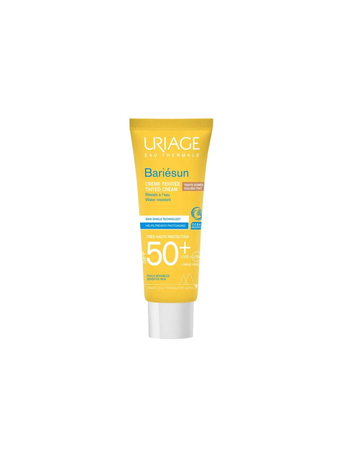 URIAGE Bariésun Crème Teintée Très Haute Protection SPF50+ 50 ml - Teinte : Teinte Dorée