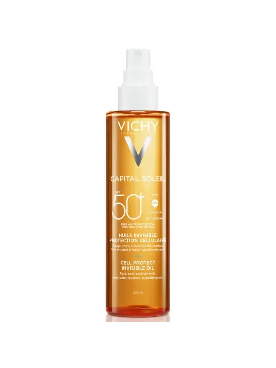 VICHY Capital Soleil Huile Invisible Protection Cellulaire SPF50+ 200ml