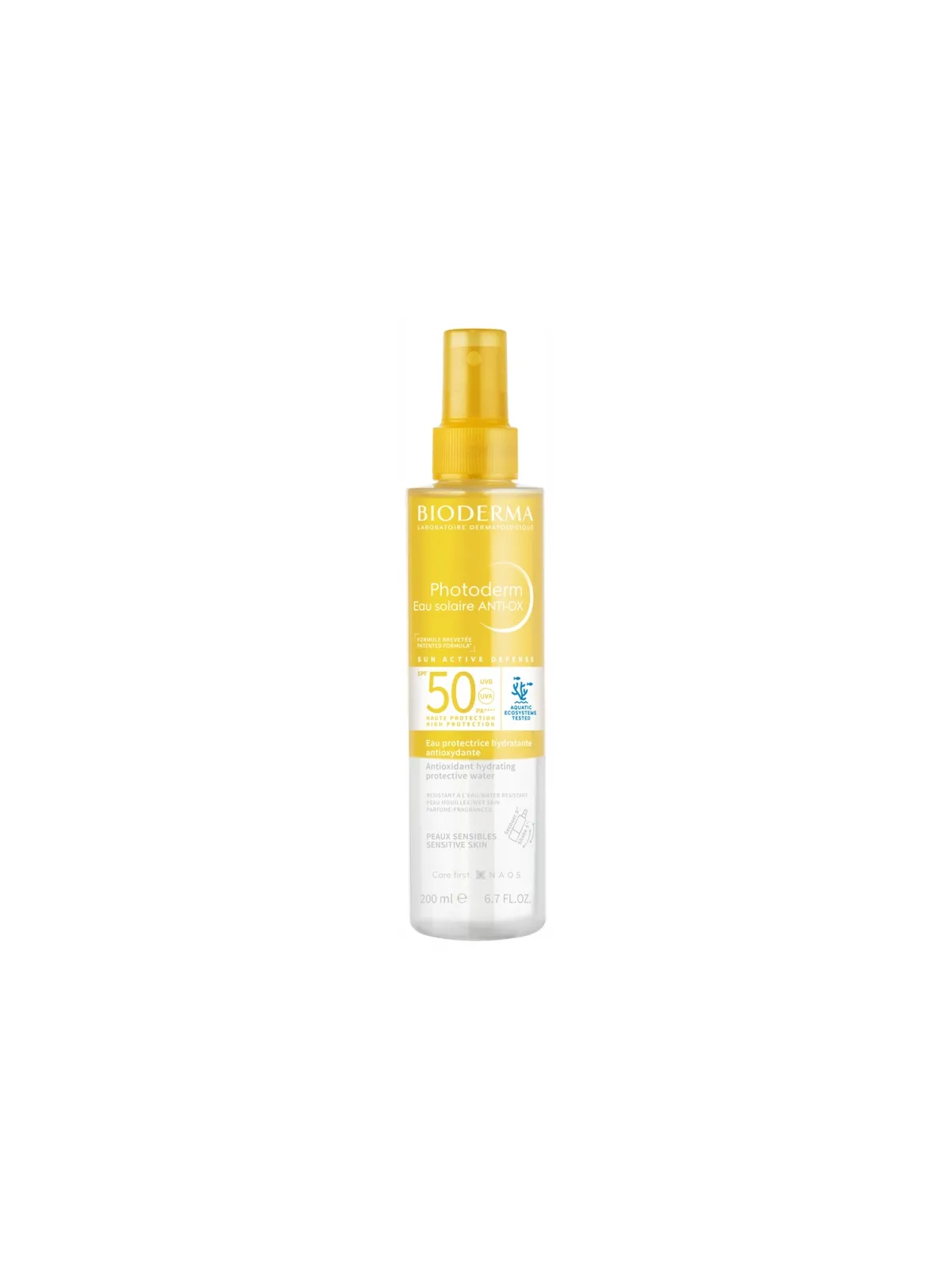 BIODERMA Photoderm Eau Solaire ANTI-OX SPF50 200 ml