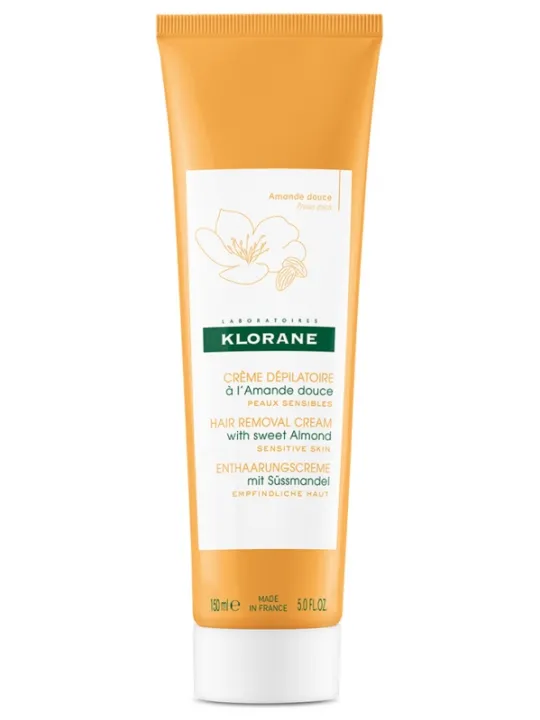 KLORANE Crème Dépilatoire à l'Amande Douce 150 ml