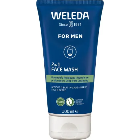 WELEDA ForMen Nettoyant 2-en-1 Visage 100 ml