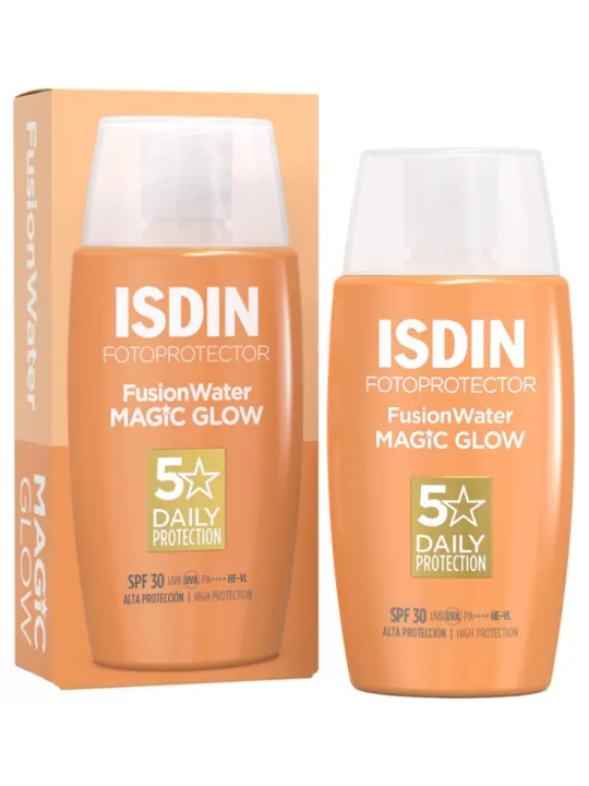 Isdin Fotoprotector Fusion Water Magic Glow Crème Solaire SPF30 - 50