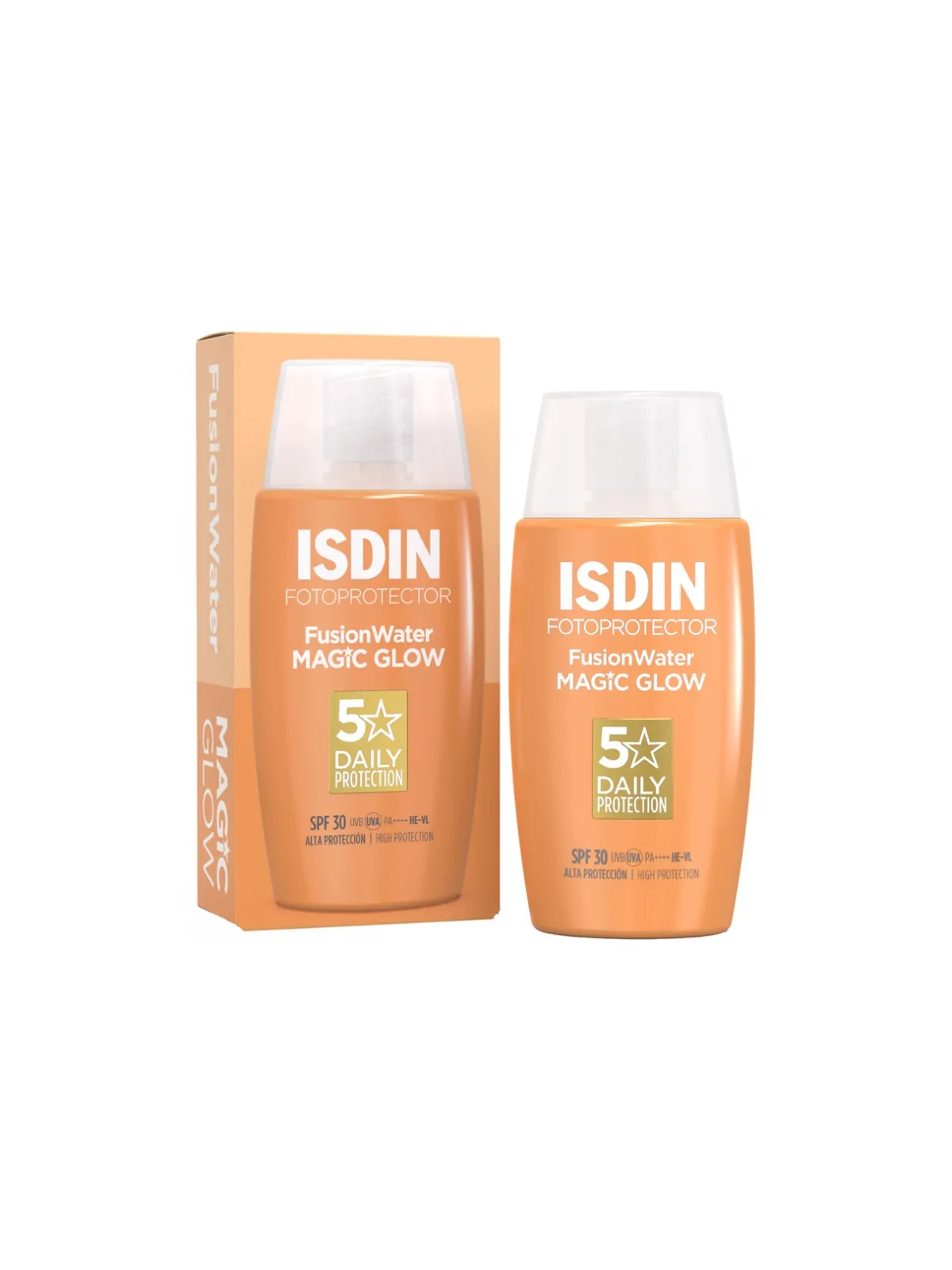 Isdin Fotoprotector Fusion Water Magic Glow Crème Solaire SPF30 - 50