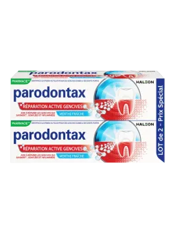 PARODONTAX Dentifrice Réparation Active des Gencives 2x75ml