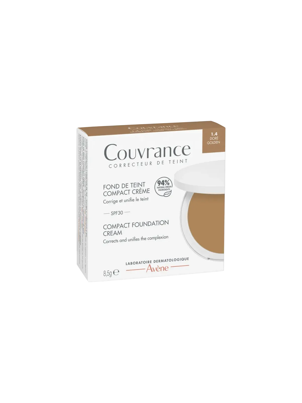 AVENE Couvrance Fond de Teint Compact Crème 1.4 Doré