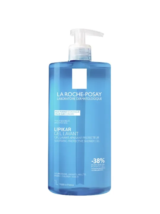 LA ROCHE-POSAY Lipikar Gel Douche Lavant Apaisant Protecteur Peaux Sensibles 1L