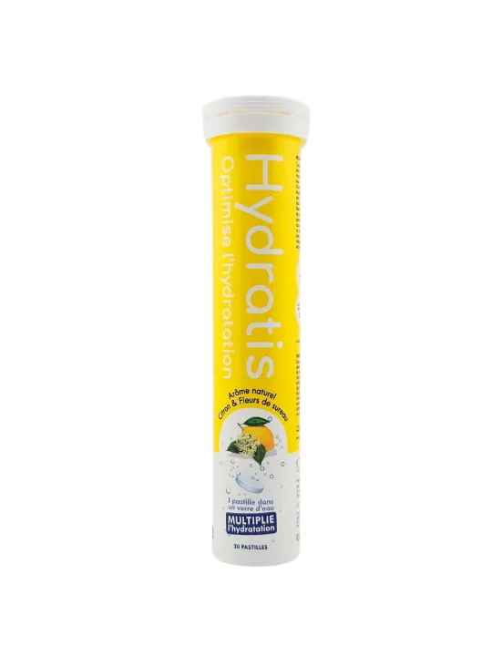 HYDRATIS Solution d'Hydratation 20 Pastilles Effervescentes Citron