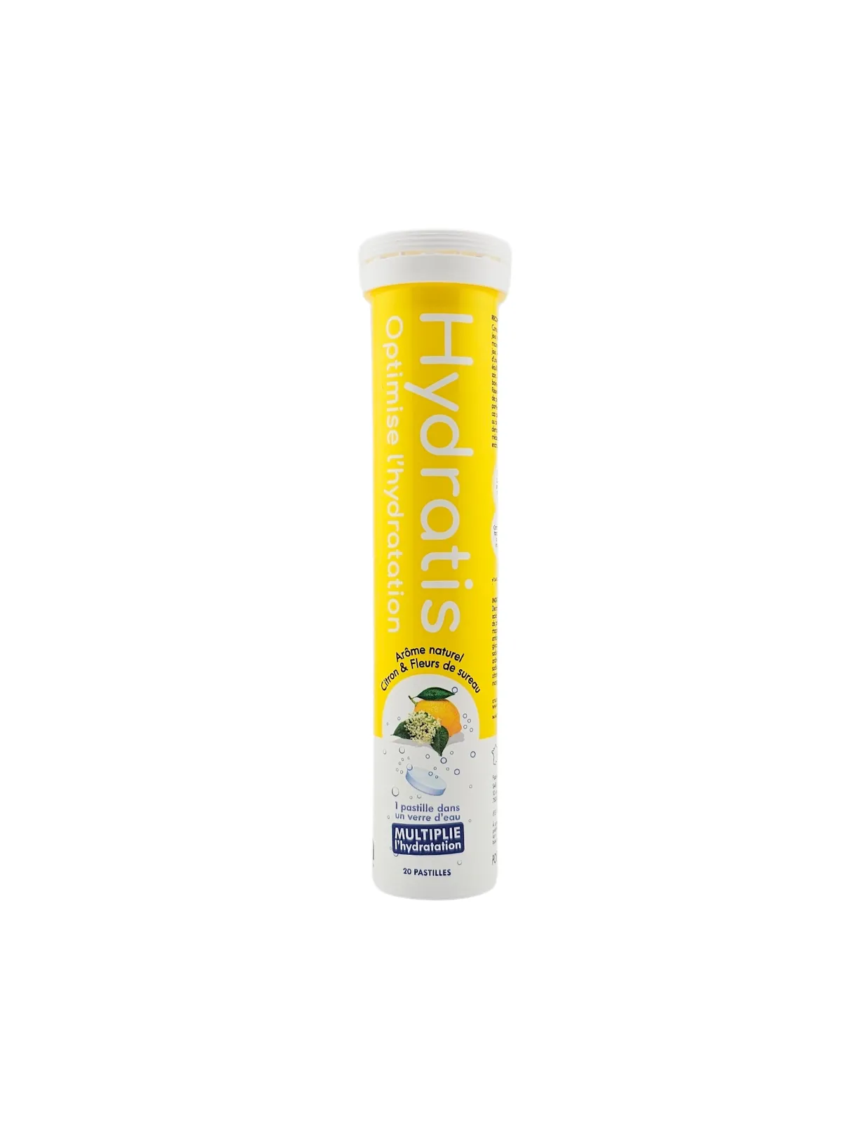 HYDRATIS Solution d'Hydratation 20 Pastilles Effervescentes Citron
