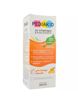 PEDIAKID Sirop 22 Vitamines et Oligo Éléments 125ml