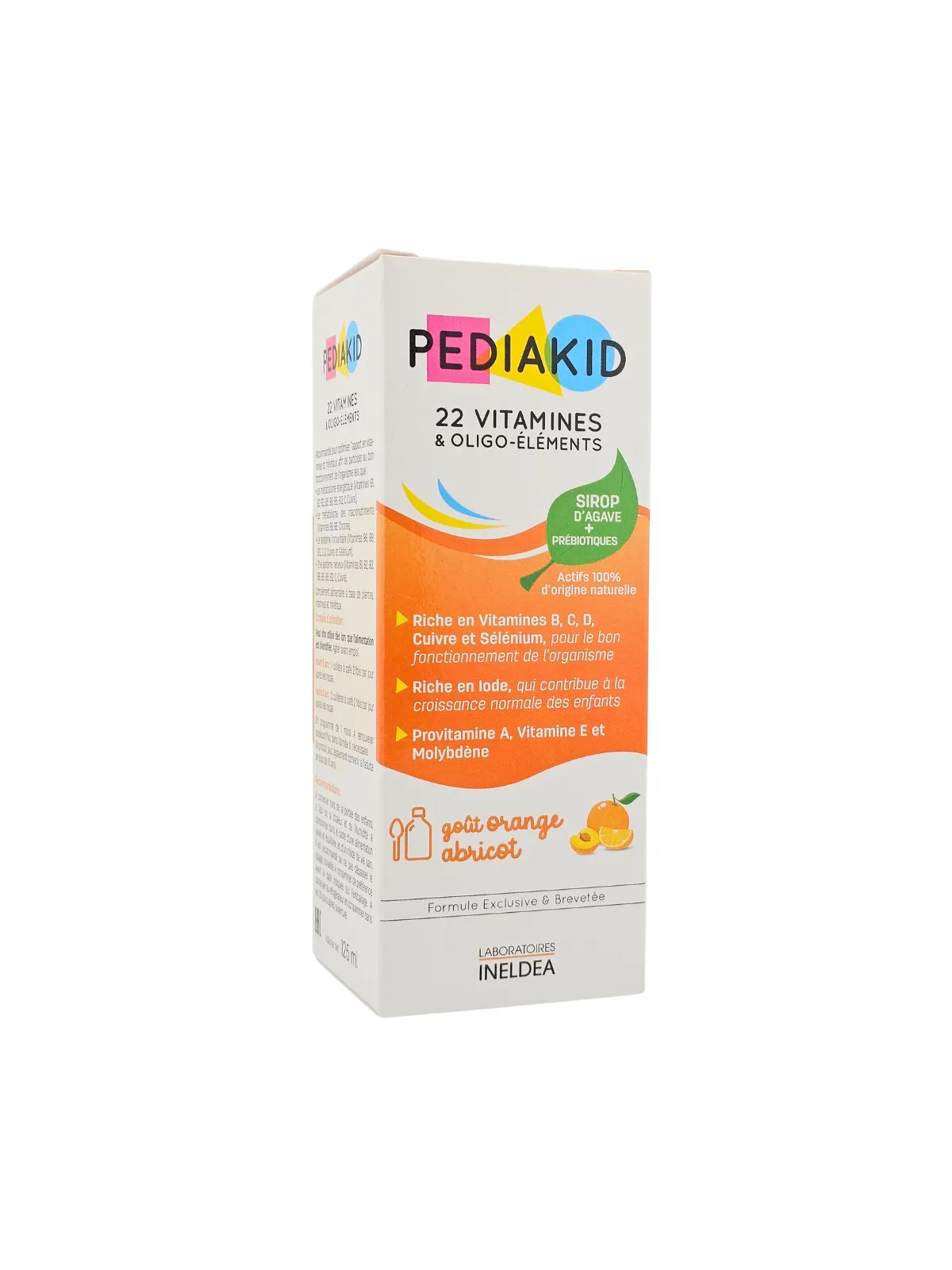 PEDIAKID Sirop 22 Vitamines et Oligo Éléments 125ml
