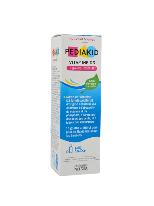 PEDIAKID Vitamine D3 200UI 20ml