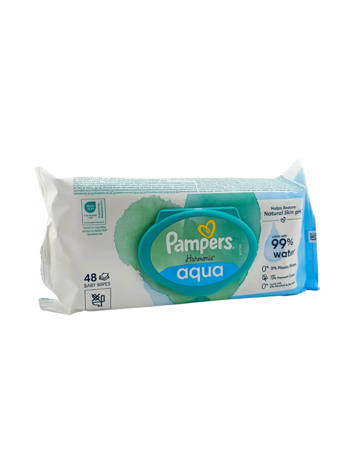 PAMPERS Harmonie Aqua 48 Lingettes